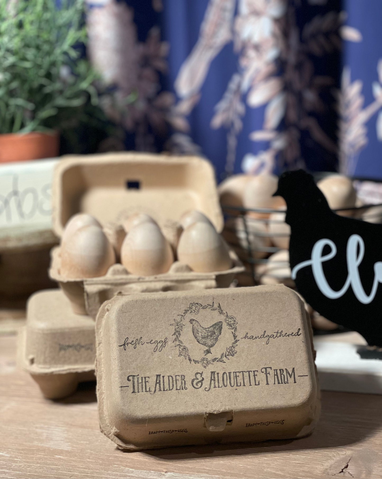 Wooden Toy Eggs for Pretend Play - Alder & Alouette