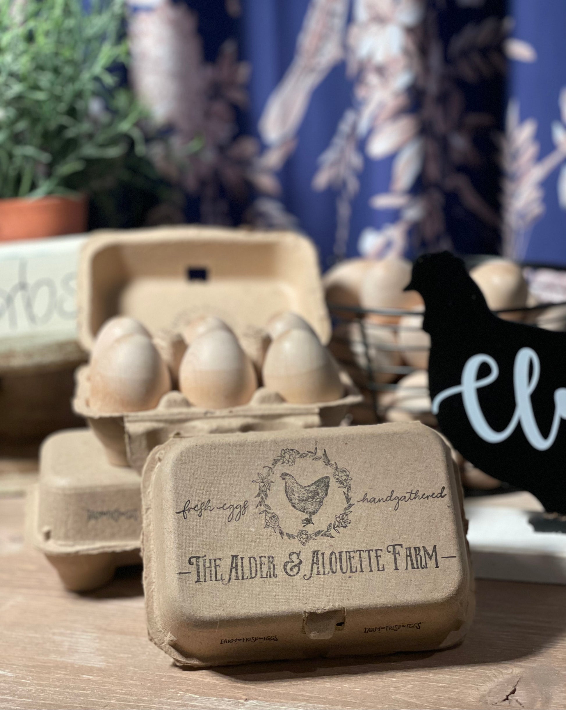 Wooden Toy Eggs for Pretend Play - Alder & Alouette