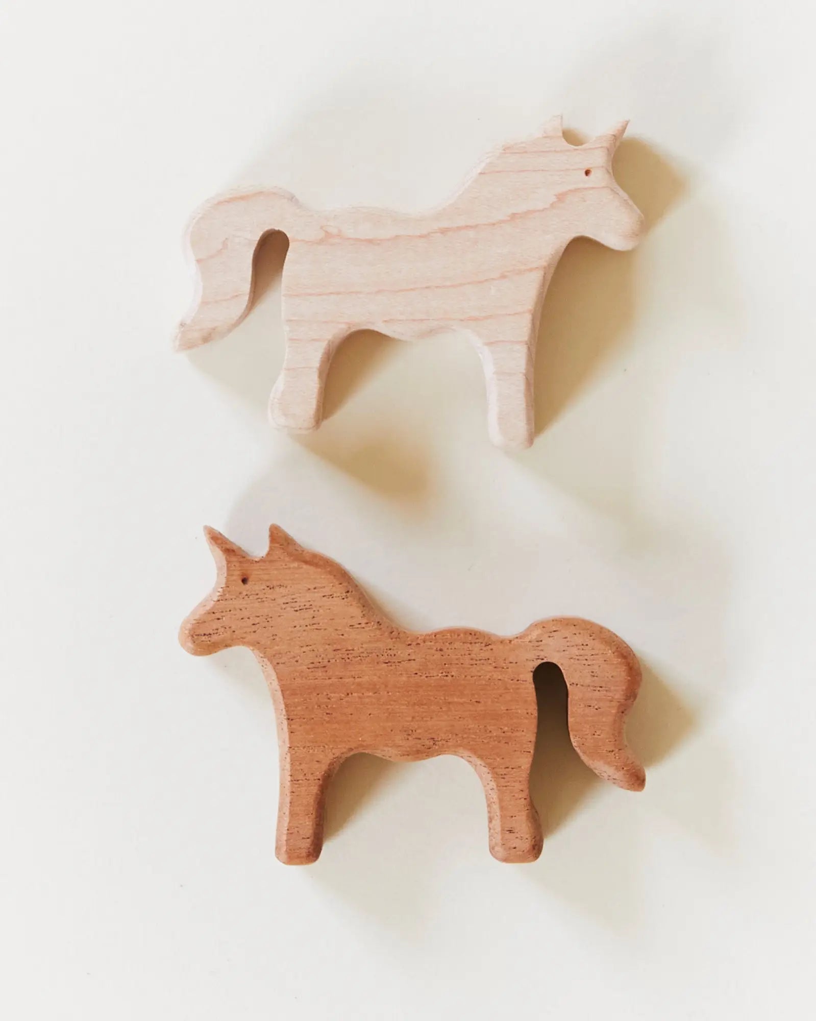 Wooden Unicorn in Mahogany or Maple Wood