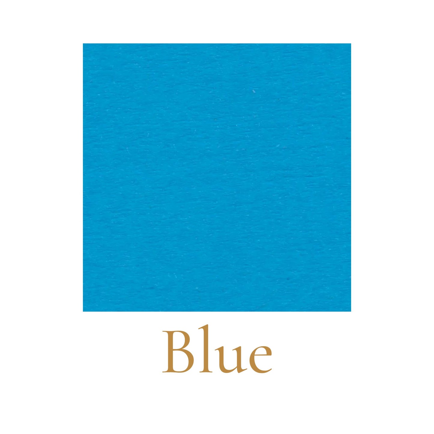 Heavyweight woodless English cardboard color swatch in blue