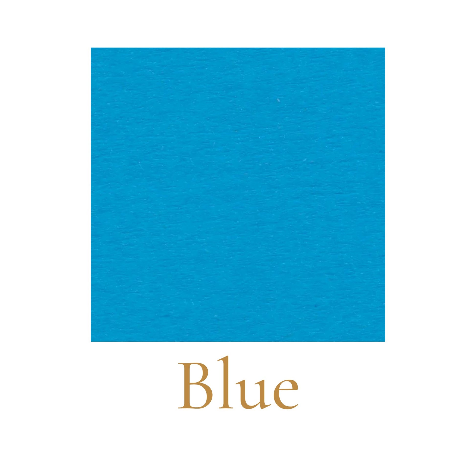 Heavyweight woodless English cardboard color swatch in blue