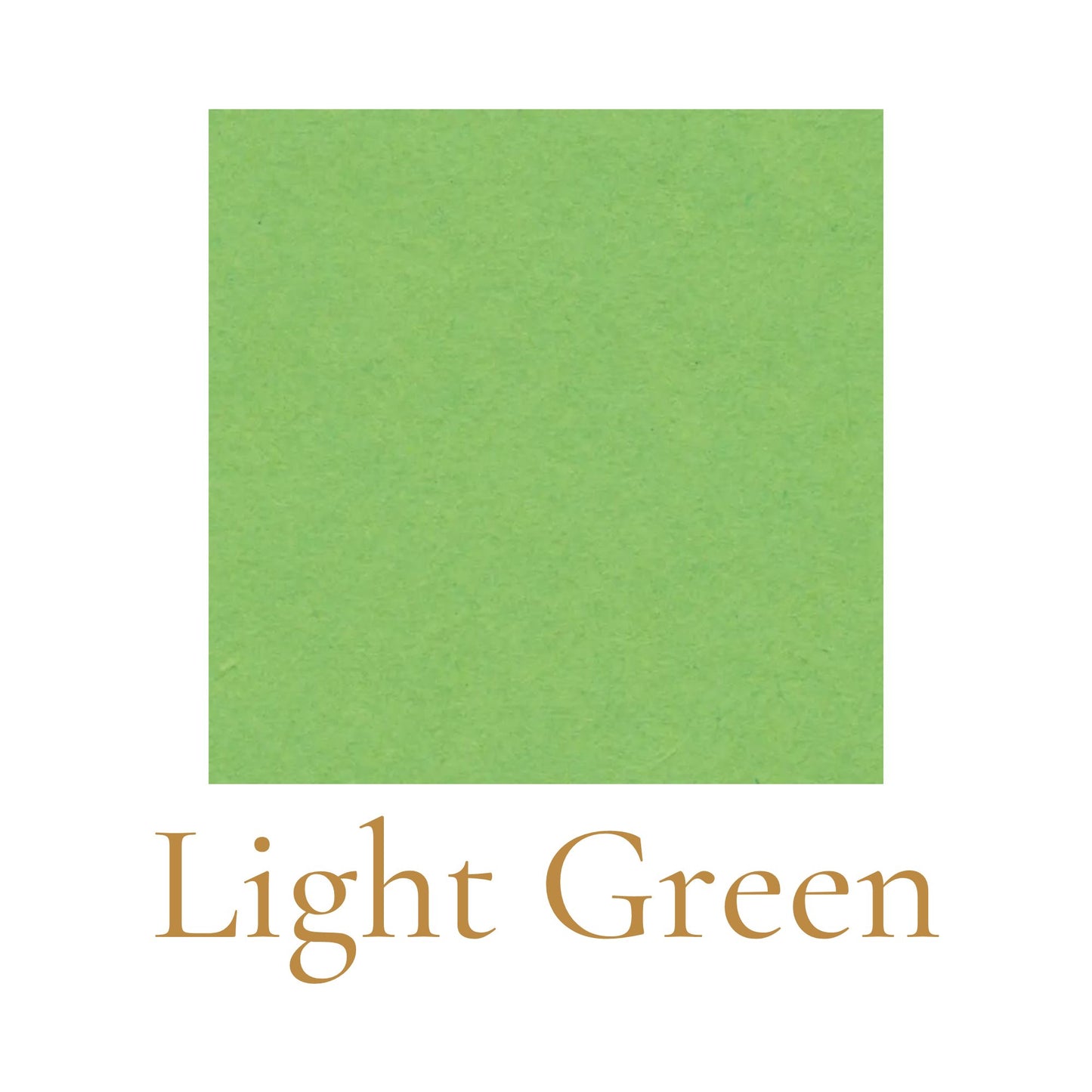 Heavyweight woodless English cardboard color swatch in light green