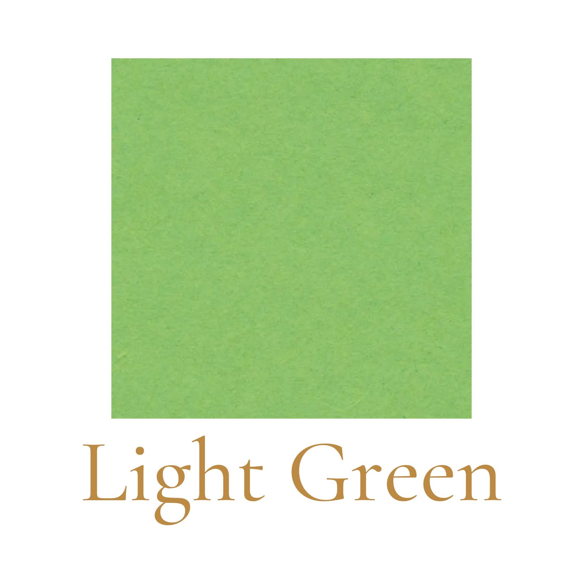 Heavyweight woodless English cardboard color swatch in light green