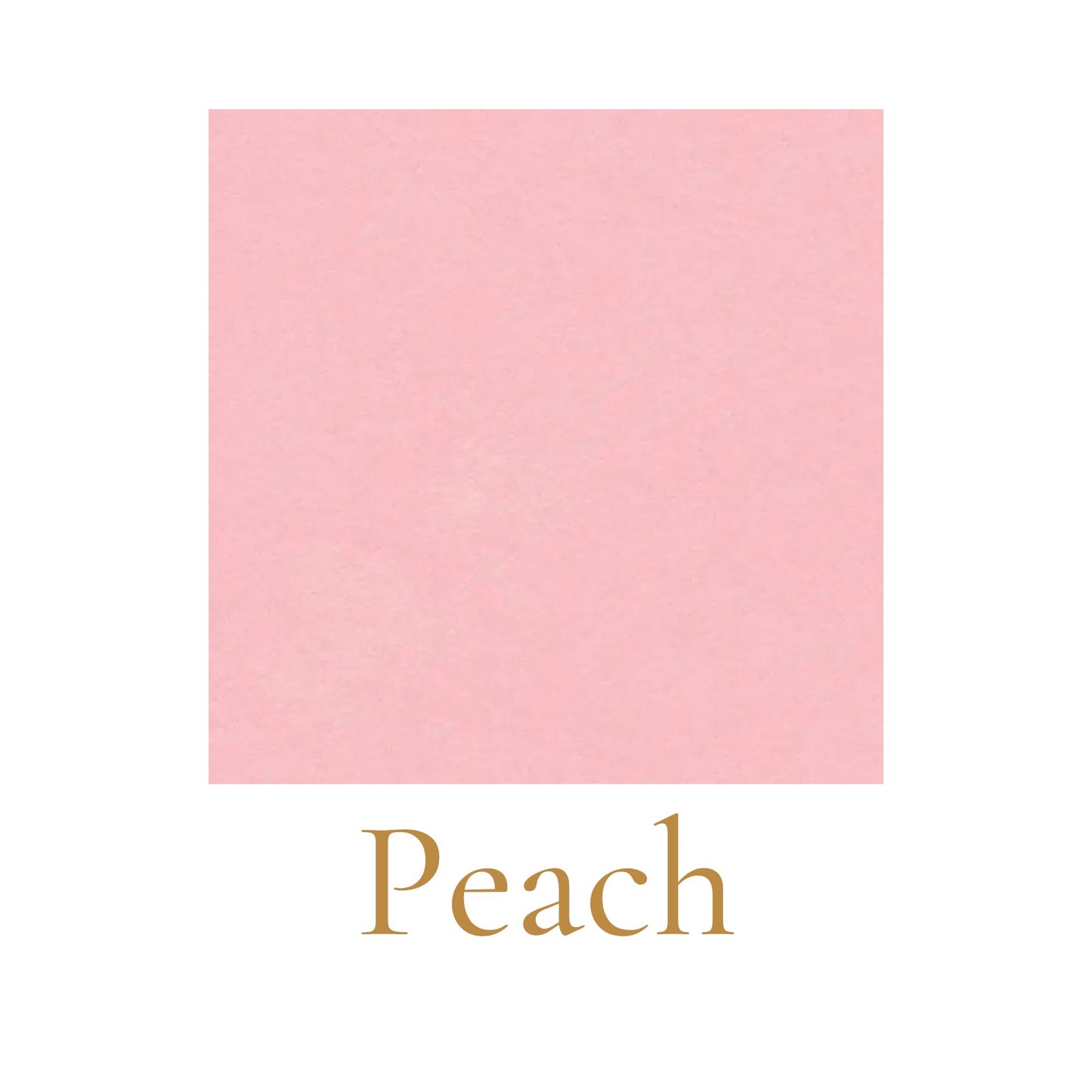 Heavyweight woodless English cardboard color swatch in peach