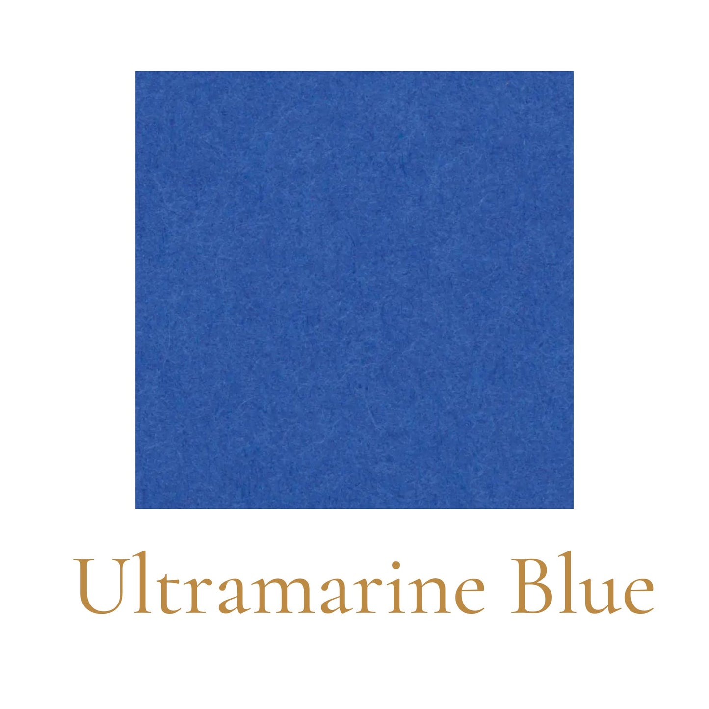Heavyweight woodless English cardboard color swatch in ultramarine blue