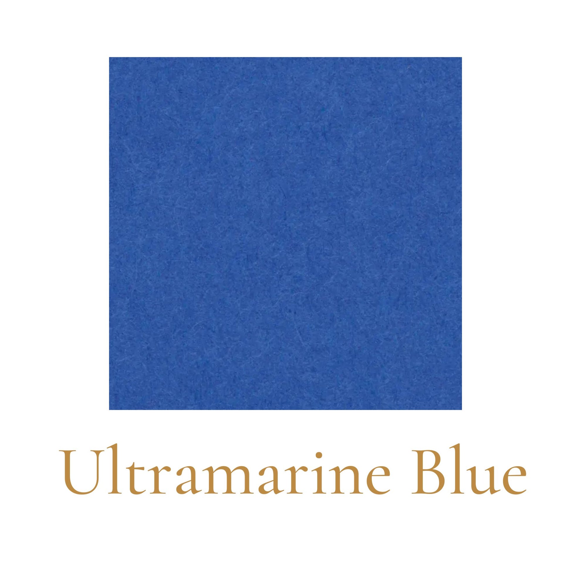 Heavyweight woodless English cardboard color swatch in ultramarine blue