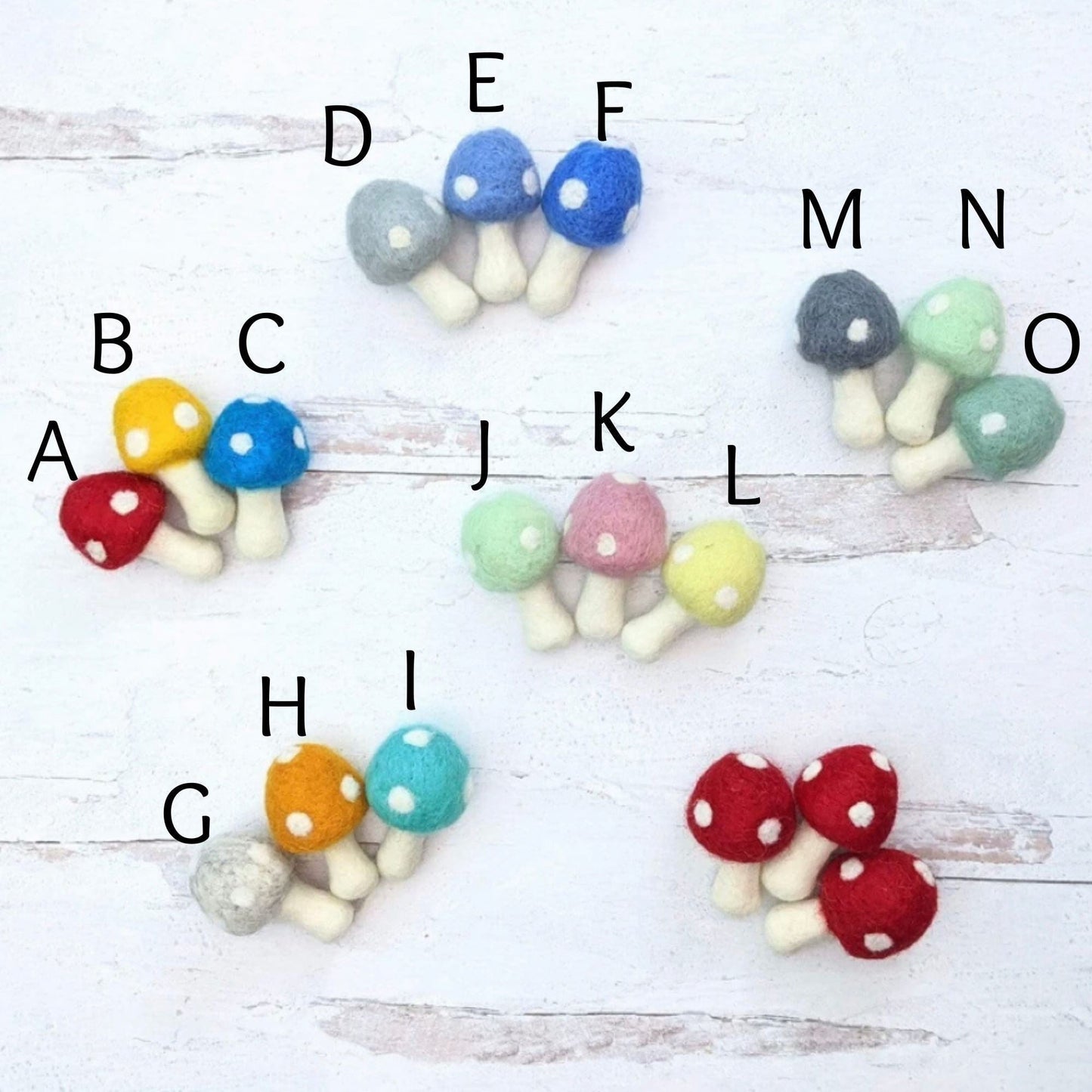 Wool Mushroom for Pretend Play - Alder & Alouette