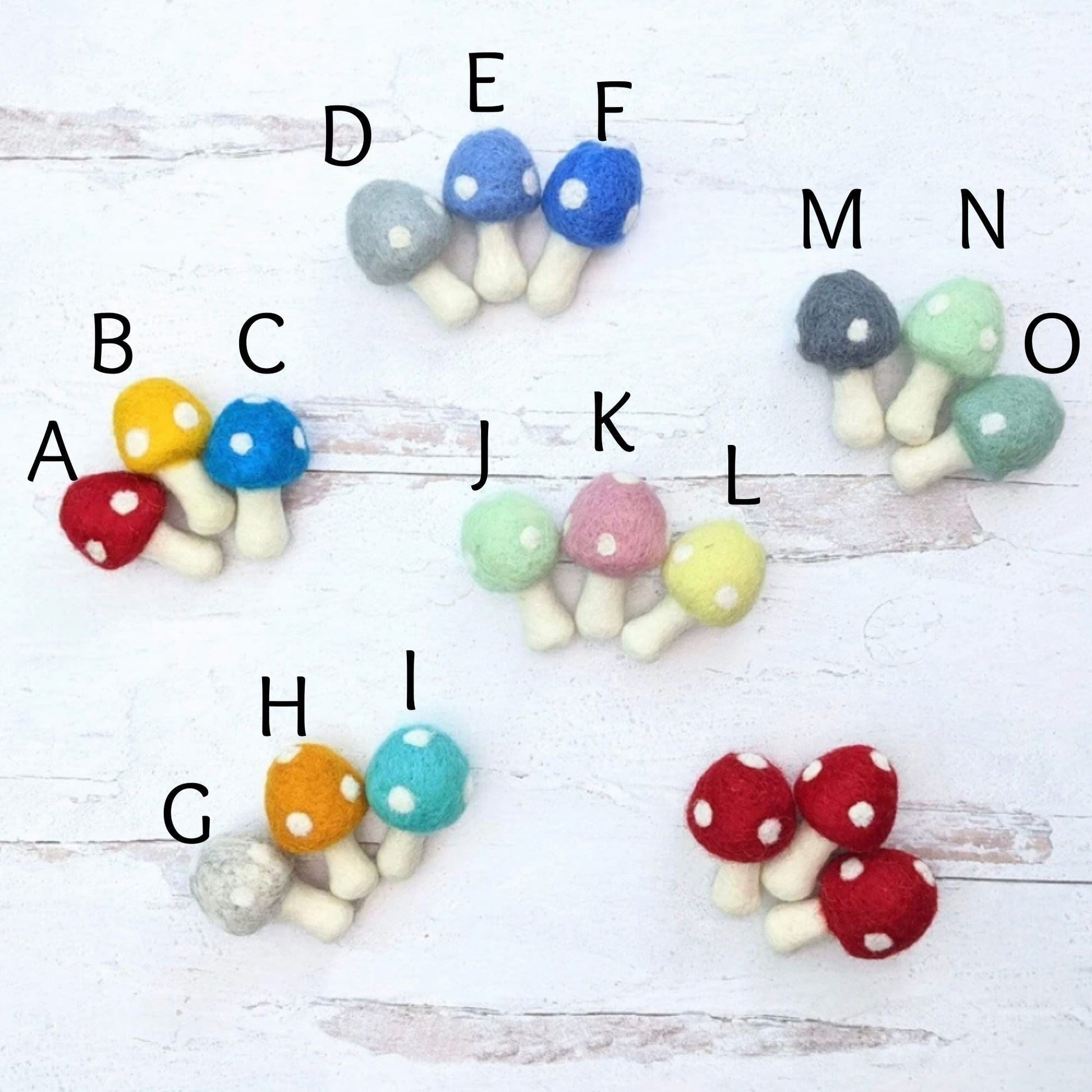 Wool Mushroom for Pretend Play - Alder & Alouette