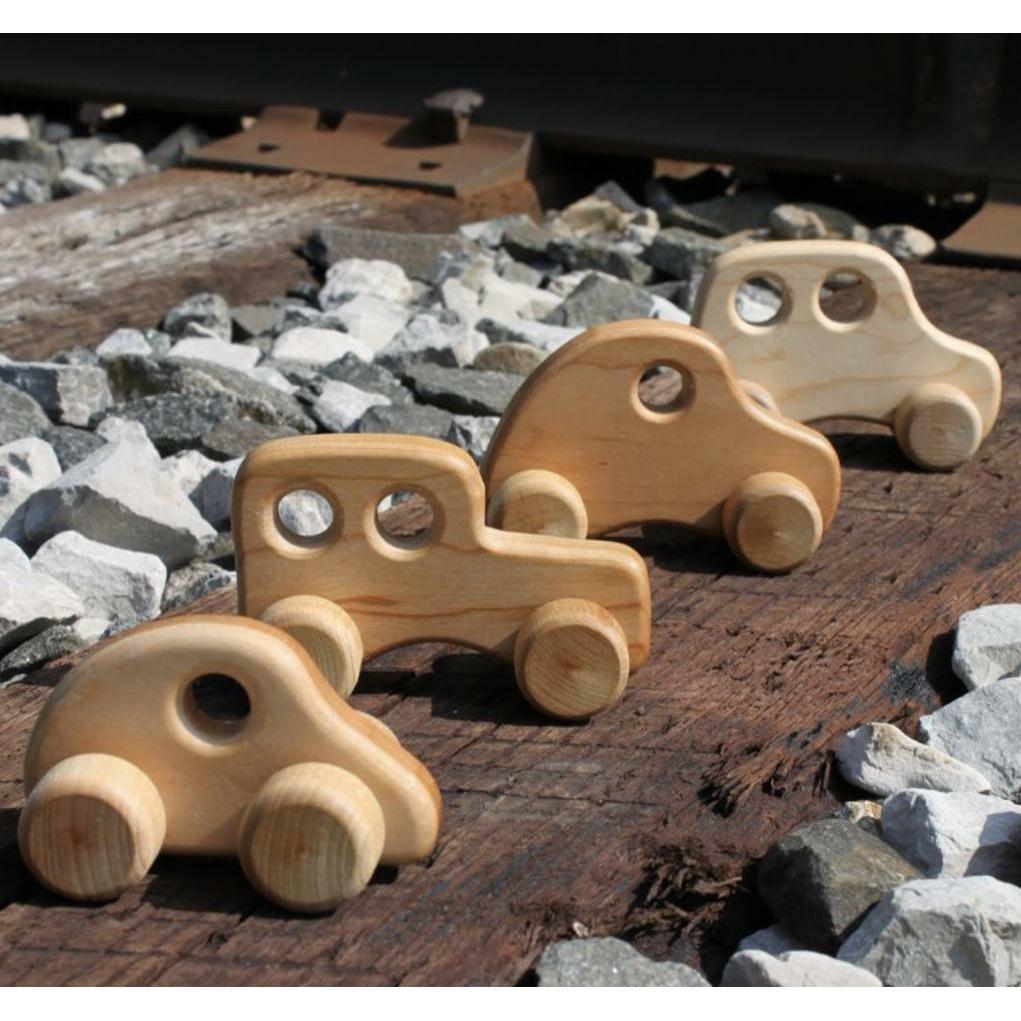 Zoom Wooden Toy Car - Natural Toys - Alder & Alouette